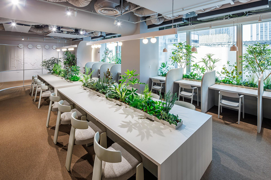 ビジネスエアポート渋谷サクラステージ_併設ラウンジ内ソロワークエリア2