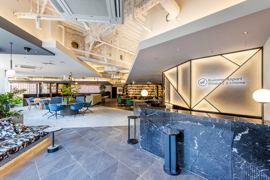ビジネスエアポート新宿三丁目_受付