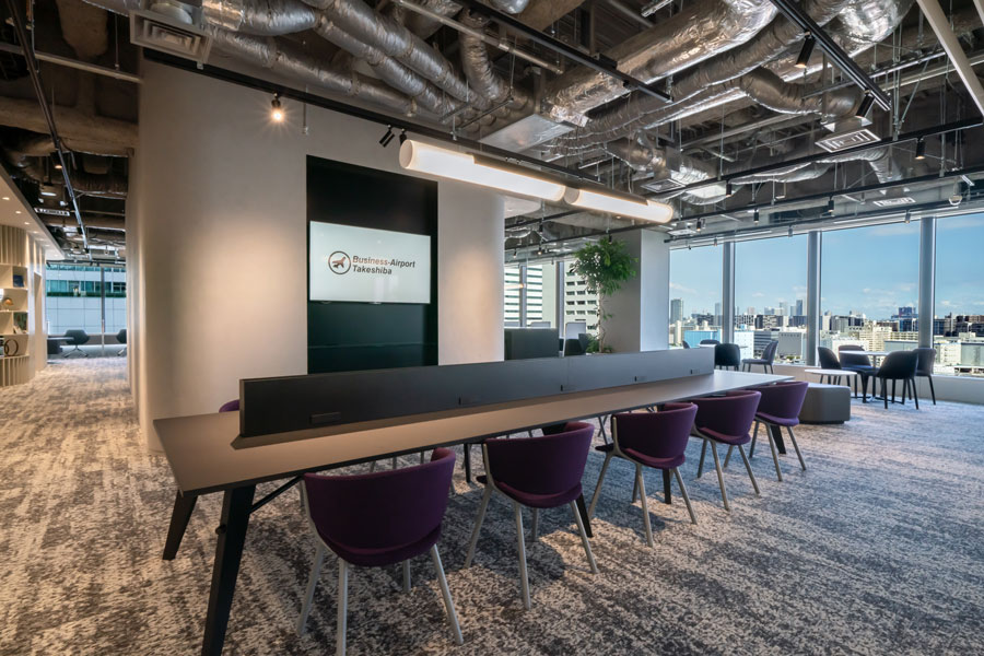 ビジネスエアポート竹芝_ソロワークエリア2